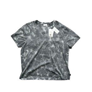 7 For All Mankind Cloud Dye Pocket Tee Grey ( XL )